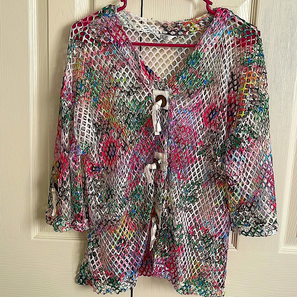 Whimsical floral top